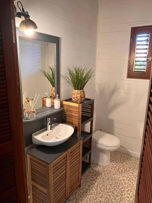 Bungalow Avec Jacuzzi Privatif Vila Sainte-Rose Exterior foto